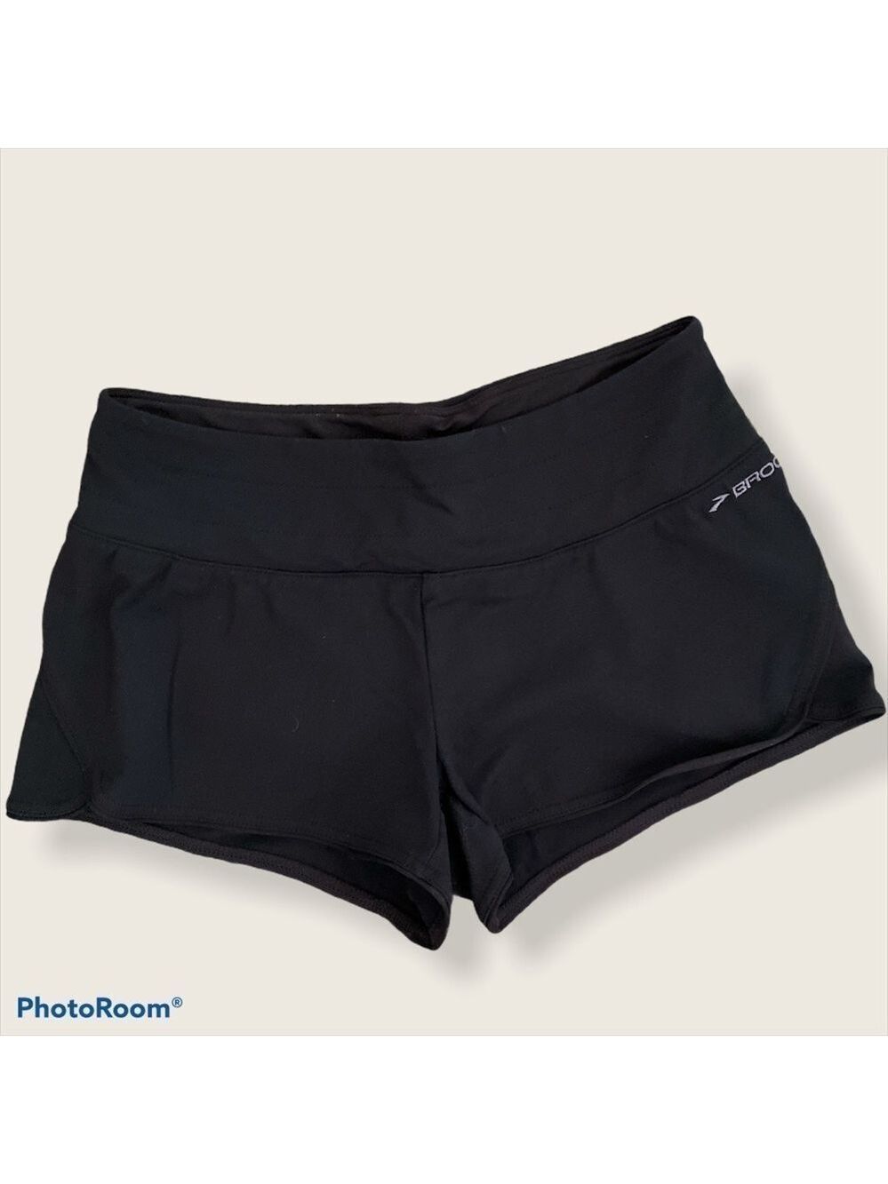 Brooks women’s spandex black running shorts